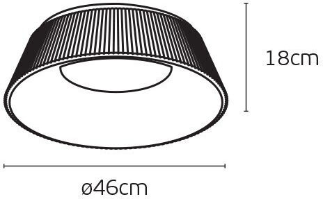 VK Lighting Lumini Suspendate Negru LED Cu Lumină Alb Cald