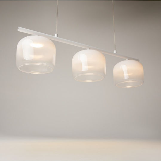 Maytoni Spirito Verstellbare Deckenleuchte Weiß LED mit Warmweißem Licht 80x18cm