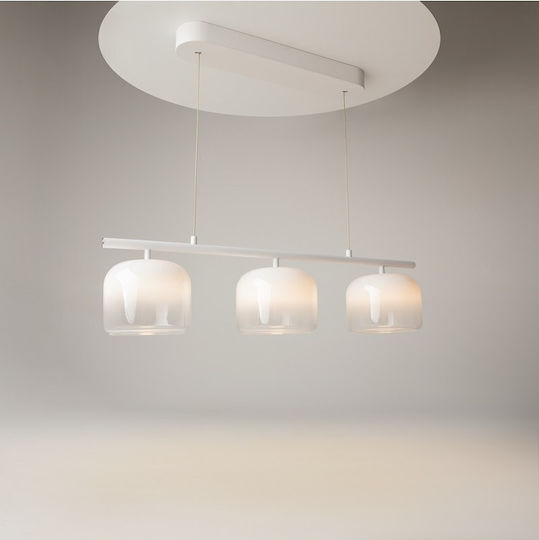 Maytoni Spirito Verstellbare Deckenleuchte Weiß LED mit Warmweißem Licht 80x18cm