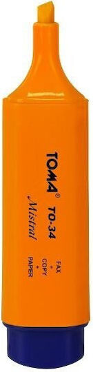 Toma Μαρκαδόρος Υπογράμμισης Orange