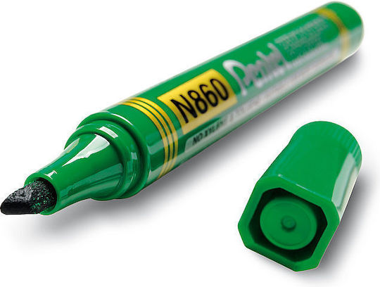 Pentel N860 Markeri Permanenți Verzi 4.5mm Set 12 Bucăți