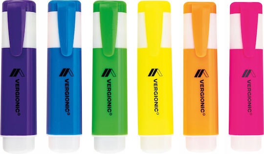 Vergionic Vergionic Markers Für Unterstreichen Pastellfarben Set 6 Stück