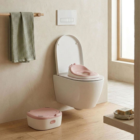 Relaxdays Klassisches Töpfchen mit Deckel Rosa