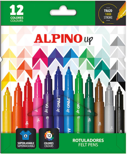 Alpino Markers 12 Colors Set 12 Pieces