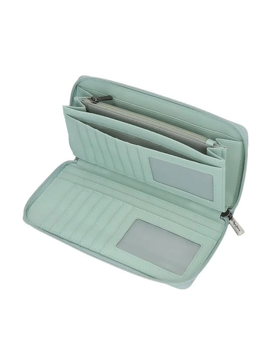 Paola Large Women's Wallet with RFID Green