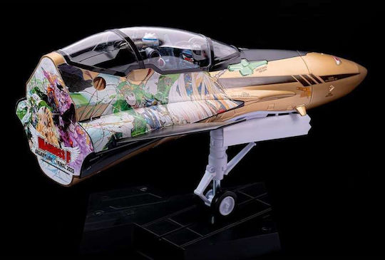 Macross Frontier Static Model Figure Plamax Mf-98 Minimum Factory Fighter Nose Collection Yf-29 Galaxy Set Height 34cm