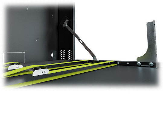 Hanging Rack Cabinet Cr19-2u-130-b Stalflex