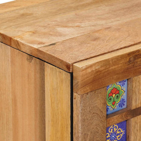 Holzsideboard mit Schubladen Natürliche 180x33x75cm