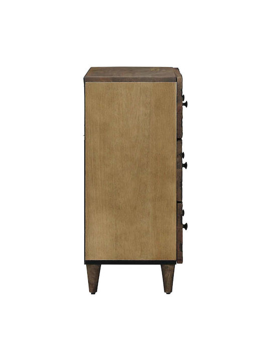 Holzsideboard mit Schubladen Braune 120x33x75cm