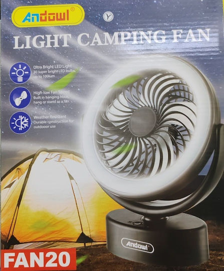 Andowl USB / Electric Fan 6W Black FAN20