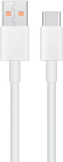 Xiaomi Original USB 2.0 Cable USB-C male - USB-A Λευκό 1m Bulk