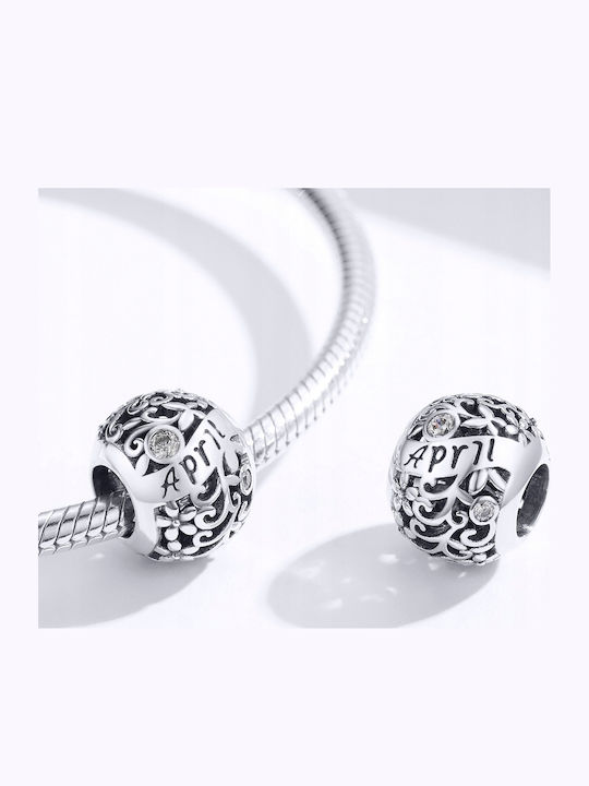 Trusky Hängendes Charm mit Steinen aus Silber mit Zirkon