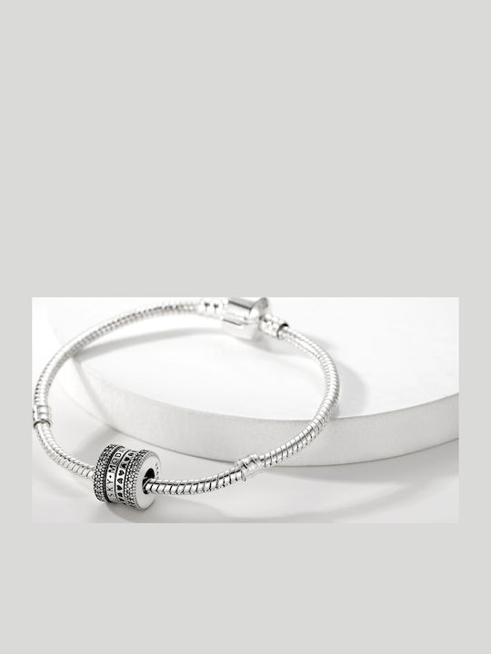 Trusky Charm din Argint cu Zircon