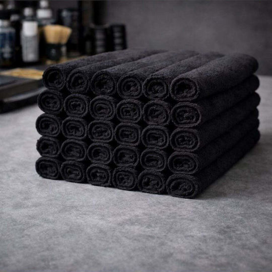 SteweHome Facecloth 50x90cm Black 20 Pieces SteweHome Facecloth 50x90cm Black 20 Pieces