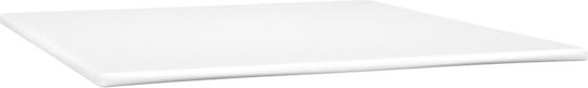 vidaXL Mattress Topper King Size Foam with Removable Cover 193x203x5cm