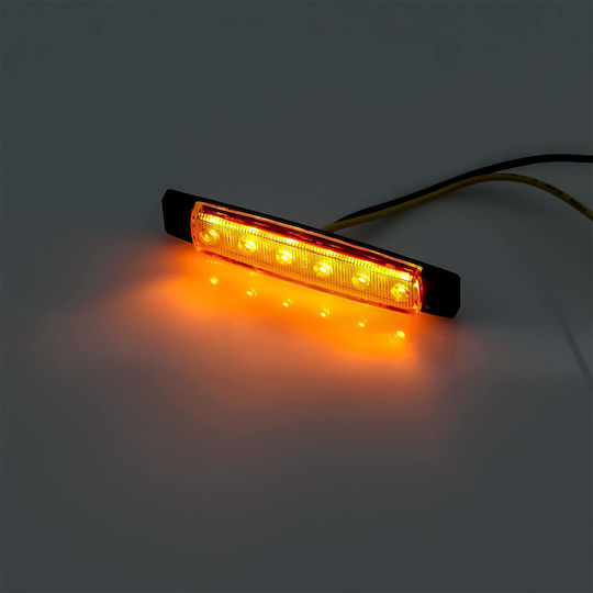 Led Volume Light Orange 12v 6 Smd 2w Car Trailer Towed Ip66 Oem