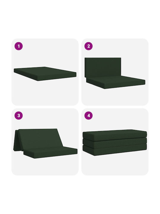 Vielseitiger Sitzsack & Pouf Dunkelgrüner 140x67x45cm