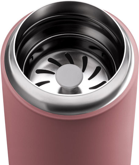 Fellow Glass Thermos Stainless Steel BPA Free 355ml Powder Pink