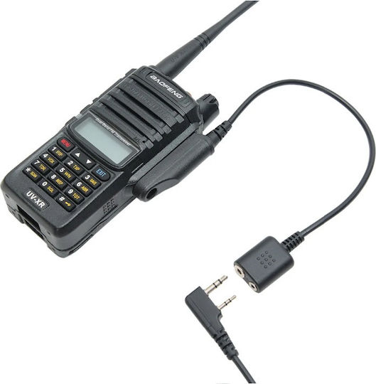 Adapter Kabel Für Baofeng Funkgeräte Wasserdichtes Schwarzes