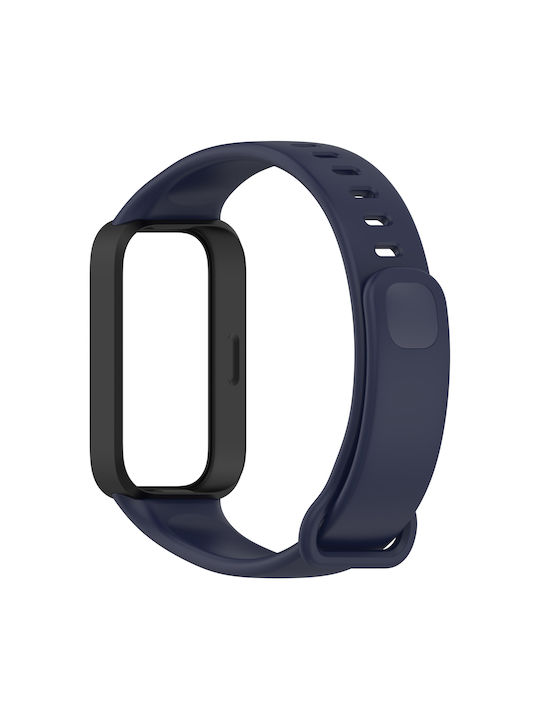 Λουράκι Redmi Band 3 Xiaomi Smart Band 9 Active Σιλικόνης Black Blue