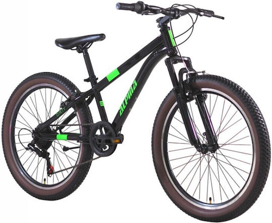 Alpina Mountain Bike Copii 24" Negru