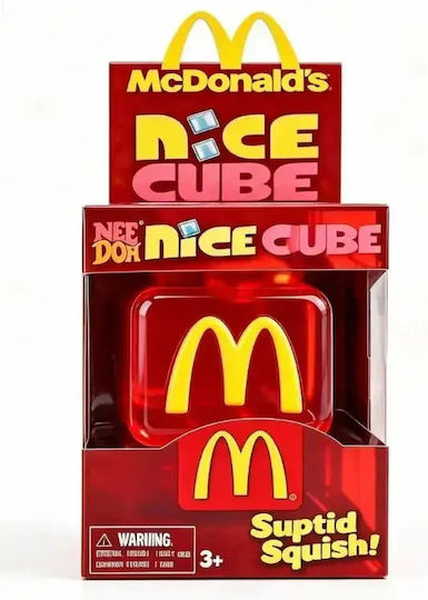 Schylling Ice Cube McDonald’s Squishy Red