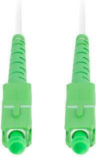 Lanberg Оптичен Влакнест Кабел Patchcord Sm Sc Apc-sc Apc Simplex 3.0mm G657b3 2.5m Бял