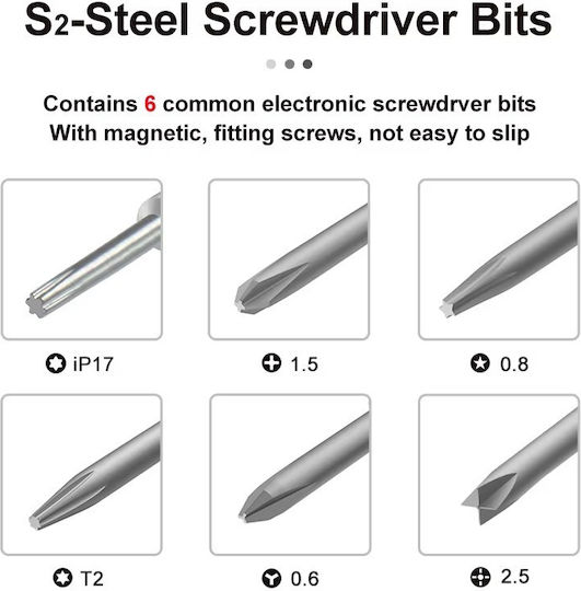 Professionelles Schraubenzieher 6 1 Best Bst-9908 Iphone 17 Series S2 Stahl