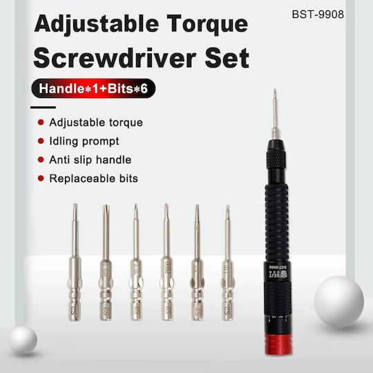 Professionelles Schraubenzieher 6 1 Best Bst-9908 Iphone 17 Series S2 Stahl