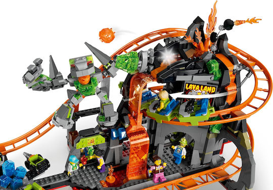 LEGO Lego-Stadt Lava Land Achterbahn Park Für 8+ Jahre 1165Stücke