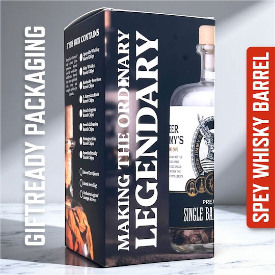 Комплект За Подарък Diy Уиски – Бъчви Speyside Уиски Направи Си Сам Аксесоари За Напитки