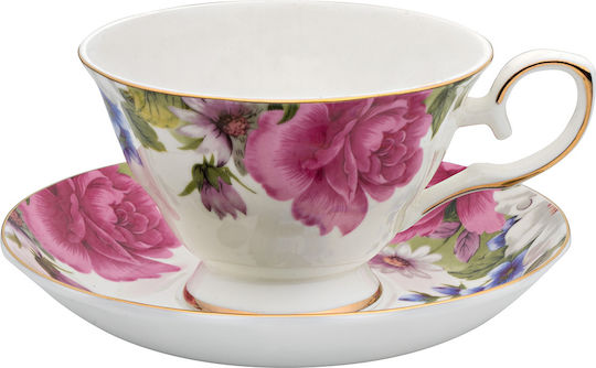 Beauty Home Art 7711 Сет Чаен От Порцелан Златист 13 Броя