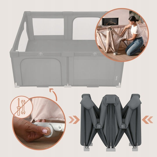 Lionelo Florence XL Babypark Beige 200x180cm