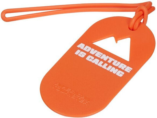 American Tourister Luggage Label Orange