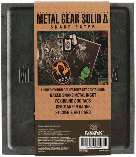 Metal Gear Solid Premium Set Badges Delta Collectors Limited Edition