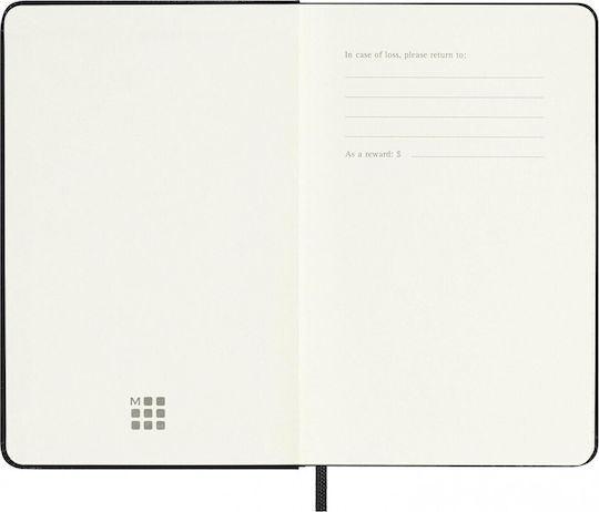 Moleskine Classic Planner 2026 2027 Weekly Horizontal 18 Month Black Pocket 9x14 Hard Cover 8056999279851