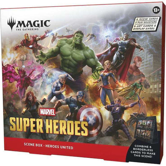 Wizards of the Coast Marvel Super Heroes Magic: The Gathering Booster Box Scene Box - Heroes United (EN)
