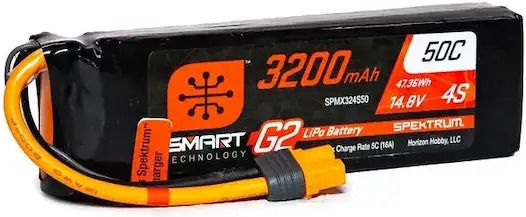 Spektrum Baterie Smart Lipo 14.8v 3200mah 50c Ic3 Smart G2