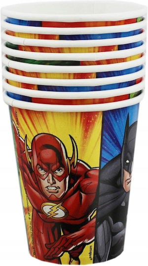 Justice League Gläser 266ml 8 Stück