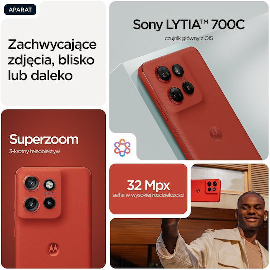 Motorola Edge 60 Neo With Moto Buds 5G (8/256GB) PANTONE Poinciana