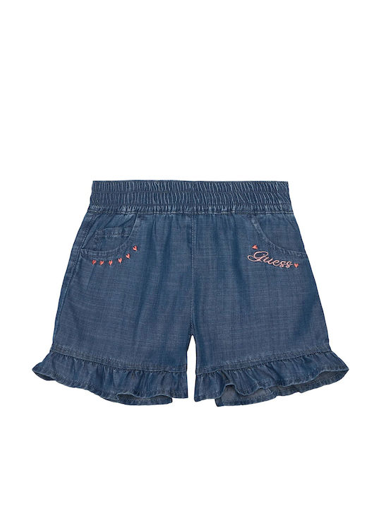 Guess Pantaloni Scurți/Bermude Pentru Copii Tesatura Scurți Jeanblue