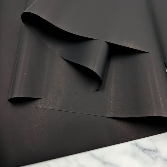 Duftende Blumenfolie Satin Aroma Schwarz Rolle 50cm x 9m