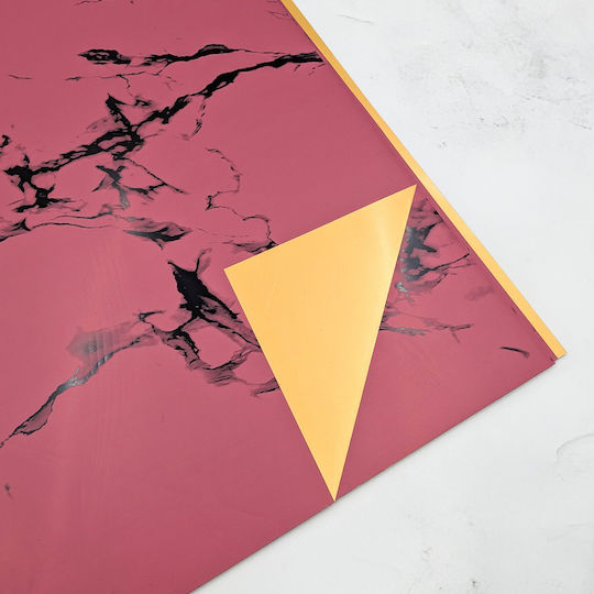 Floral Foil Stone&shine Victorian Pink 56x56 Cm Sheets 20 Pcs