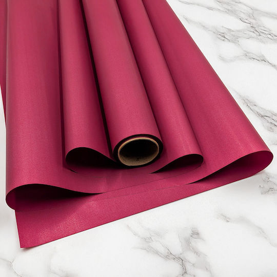 Rola Satin Aromă Bordo Floral Parfumat 50cm X 9m