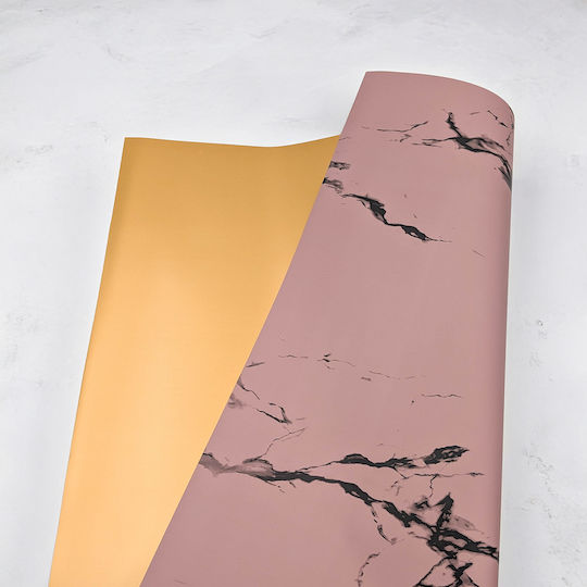 Floral Foil Stone&shine Peony Pink Sheets 56x56 Cm 20 Pcs