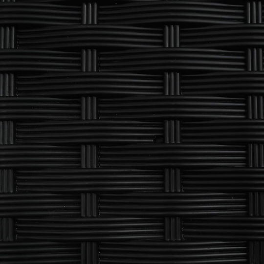 vidaXL Kunststoff Blumenkasten Schwarz 164x40x127cm