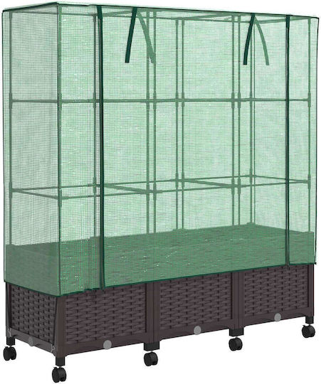 vidaXL 3423066 Gewächshausabdeckung 1,2x0,4x1,44m