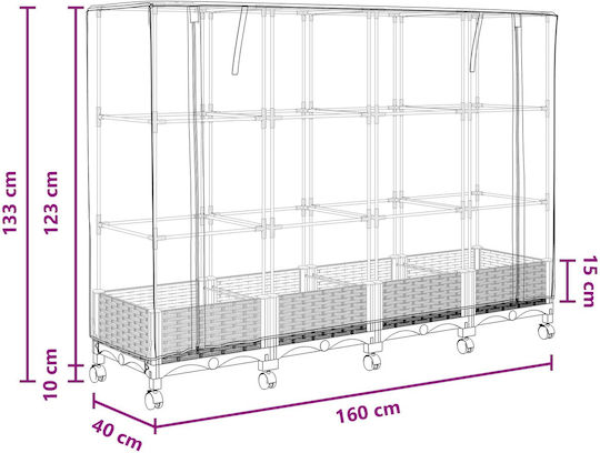 vidaXL 3423140 Greenhouse Cover