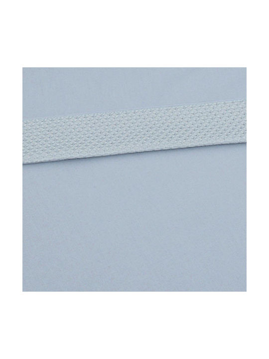 Baby Oliver Set Baby Sheets Cradle Cotton Des. 451 Light Blue 75x110cm