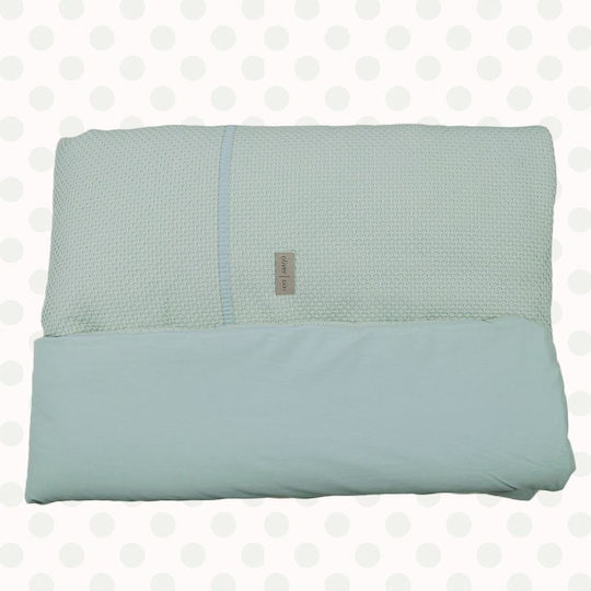 Baby Oliver Set Baby Sheets Cradle Cotton Des. 453 Green 75x110cm
